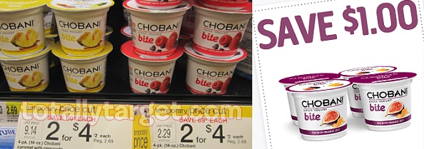 Chobani Bite Greek Yogurt Price Cut Deal = 25¢ Cups at Target