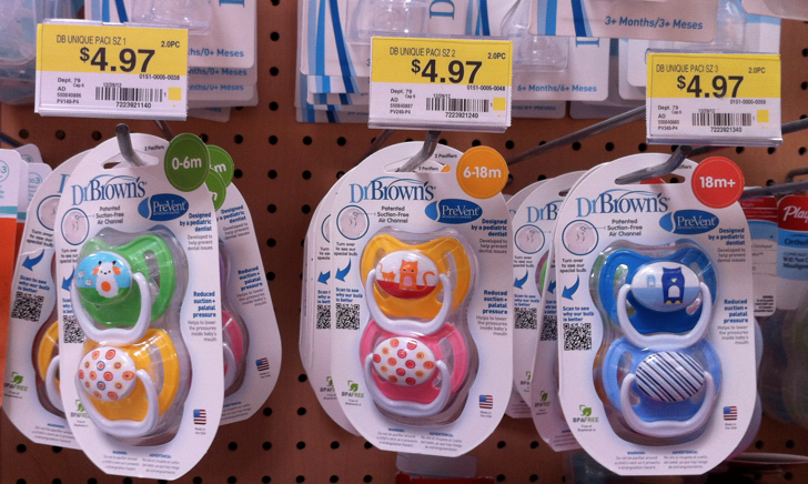New Dr. Brown Pacifier Printable Coupon + Walmart Deal