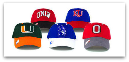 March Madness NCAA Team Hats $5.99 and Chill & Grill Portable BBQ $13.99