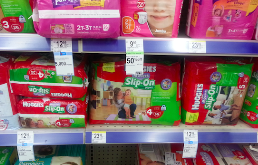 Huggies Little Movers Slip-On Diapers Double Dip Walgreens Deal