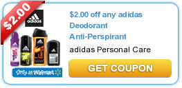 New $2/1 Adidas Deodorant, Body Wash or Spray Printable Coupons