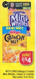 CVS: Kellogg’s Crunchy Nut Cereal only $1 per Box