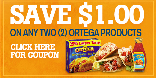 Ortega Products Printable Coupons + Walmart and Target Deals
