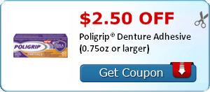 New High Value Poligrip Printable Coupon = As Low As FREE