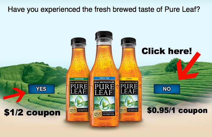 New Lipton Pure Leaf Iced Tea Printable Coupons = As Low As FREE