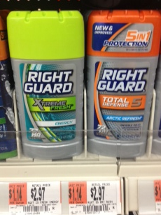 Right Guard Total Defense Printable Coupon + Walmart Scenarios