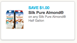 Silk Pure Almond Printable Coupon = $1 With New Target Coupon Stack Deal