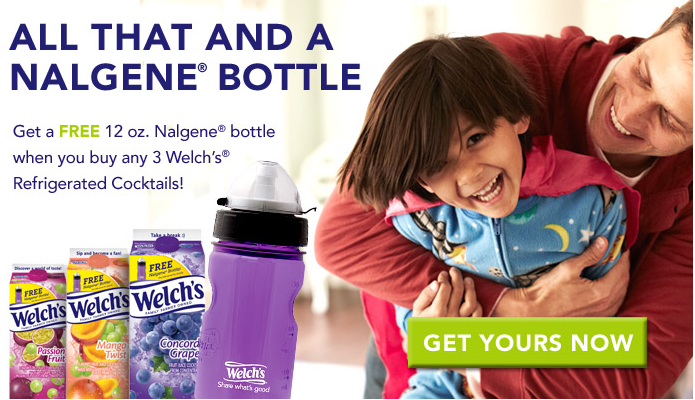 FREE Nalgene Bottle Welch’s Rebate Offer