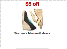 merona shoes printable coupons