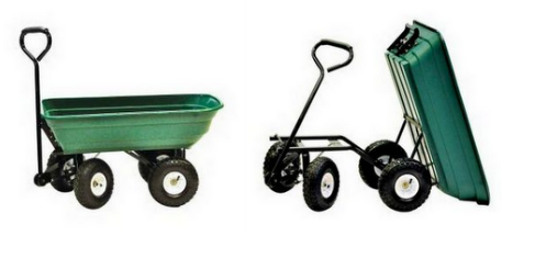 Precision 4 cu. ft. 600 lb. Mighty Yard Garden Cart for $69.99