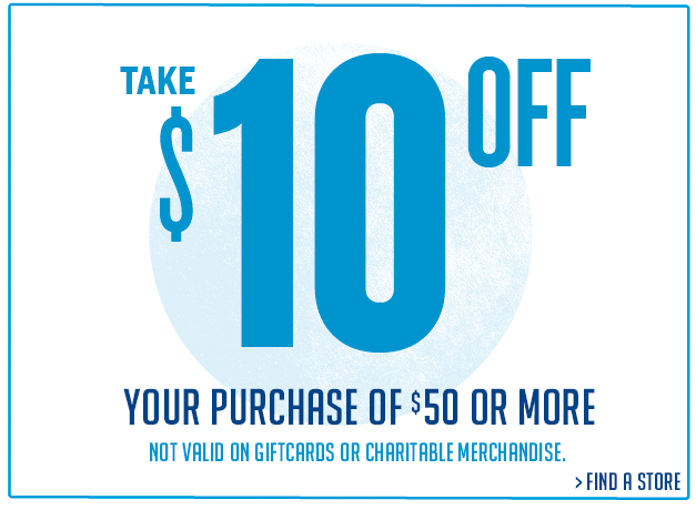 $10 Off $50 Purchase Old Navy Coupon Good through 6/19
