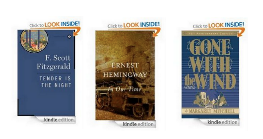 Kindle Classics for just $1.99: Chhose from F. Scott Fitzgerald, Ernest Hemingway, Margaret Mitchell and More