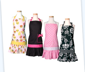 Woman’s Apron Collection + Free Girl’s Apron Included for $25 Shipped
