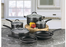 Cuisinart Kitchen Pro 10-Piece Nonstick Cookware Setfor $99.99 Shipped