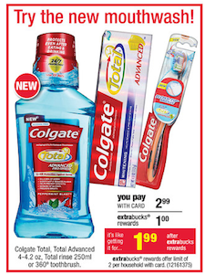 FREE Colgate Total Rinse Mouthwash at CVS