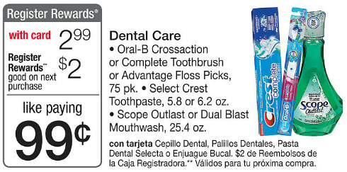 FREE Dental Care Products at Walgreens (Toothpaste and Mouthwash)