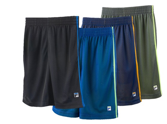 Fila Boys Mesh Heritage Shorts w/ Pockets for $9.99