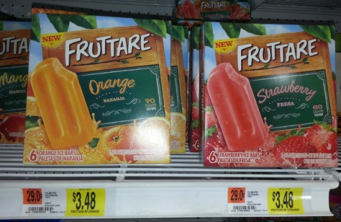 New Fruttare Frozen Fruit Bars Printable Coupon + Walmart Deal