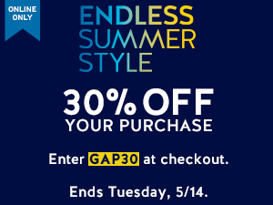 Gap Endless Summer Style | Save 30% Off Promo Code
