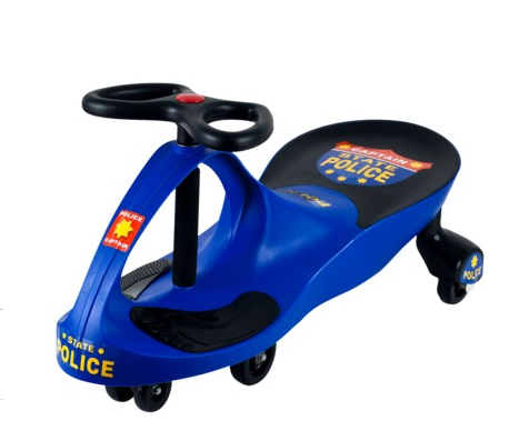 Lil’ Rider Chief Justice Police Wiggle Ride-on Car for $39 Shipped