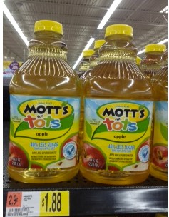 New Mott’s for Tots Juice Printable Coupon = $0.38 at Walmart