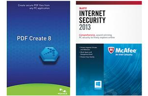 Newegg: Nuance PDF Create 8.0 and McAfee Internet Security 2013 Free After Rebate
