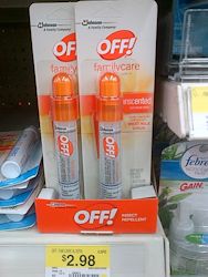 OFF! Repellent Less Than a Dollar Deal at Walmart