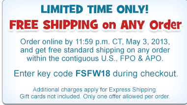 FREE Shipping at Oriental Trading Company (Lots of great Graduation Items, Teacher’s Gifts and more!)