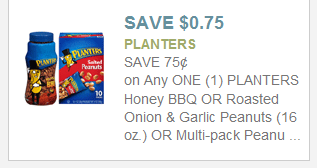 New Planters Printable Coupons + Walmart Deal