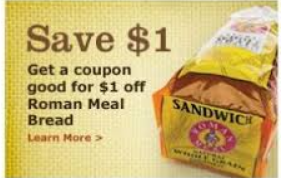 Roman Meal Bread Coupon + Walmart Deal