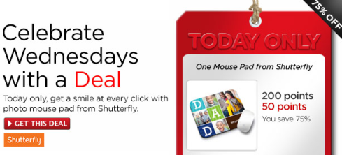 My Coke Rewards: Mouse Pad from Shutterfly for 50 Points