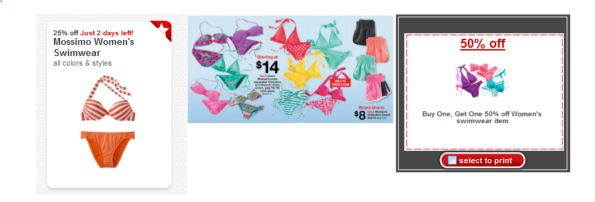 Women’s Swimwear Separates Target Coupon Stack Deal (Pay As Low As $7.88)