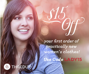 FREE $15 Promo Code to ThredUP Women’s Clothes