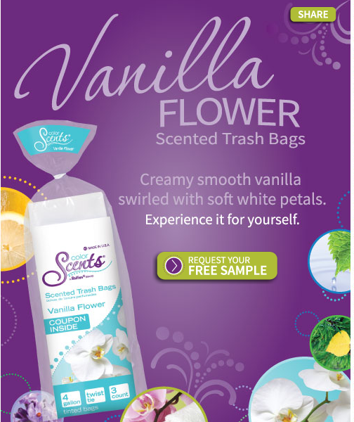 FREE Sample of Color Scents Trash Bags