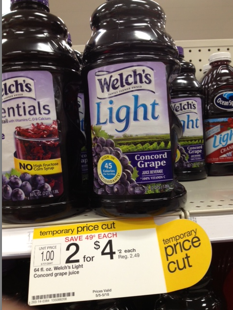 Welch’s Light and Market Pantry Juice Deals at Target (Pay As Low As $1)