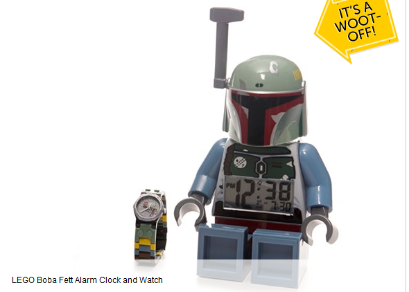 Lego Boba Fett Alarm Clock and Watch Combo for $24.99 Shipped