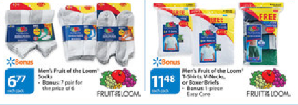 New Men’s Fruit of the Loom Underwear Coupons + Walmart and Target Deals