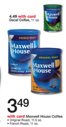 Walgreens: Maxwell House Coffee Only $2.49