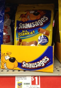 Family Dollar: Snausages Dog Snacks for 25¢ Each