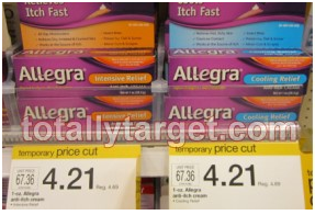 Allegra Anti-itch Cream Target Price Cut Coupon Stack Deal