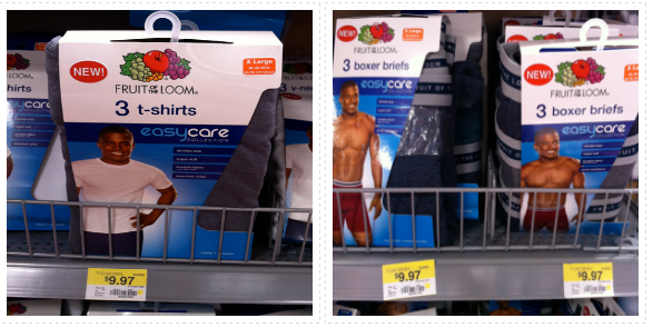 New Men’s Fruit of the Loom Easy Care Printable Coupons + Walmart Deals