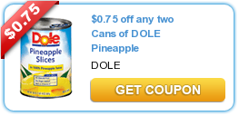 New Dole Canned Pineapple Printable Coupons + Catalina Offer