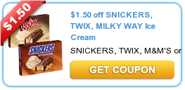 Printable Coupons: SNICKERS, TWIX, MILKY WAY Ice Cream, Oscar Mayer Lunchables, Meow Mix and More