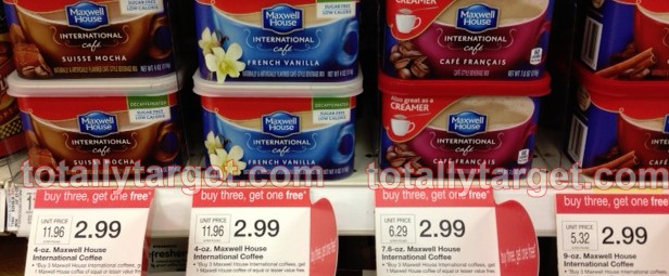 Maxwell House International Coffee Special Purchase Deal at Target