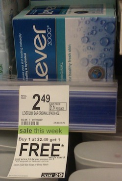 Walgreens: Lever 2000 Bar Soap as low as 12¢ Per Bar