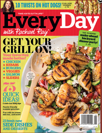 One Year Subscription of Everyday with Rachael Ray for $4.99 (50¢ per issue)