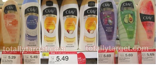 Olay BodyWash Target Gift Card Deal