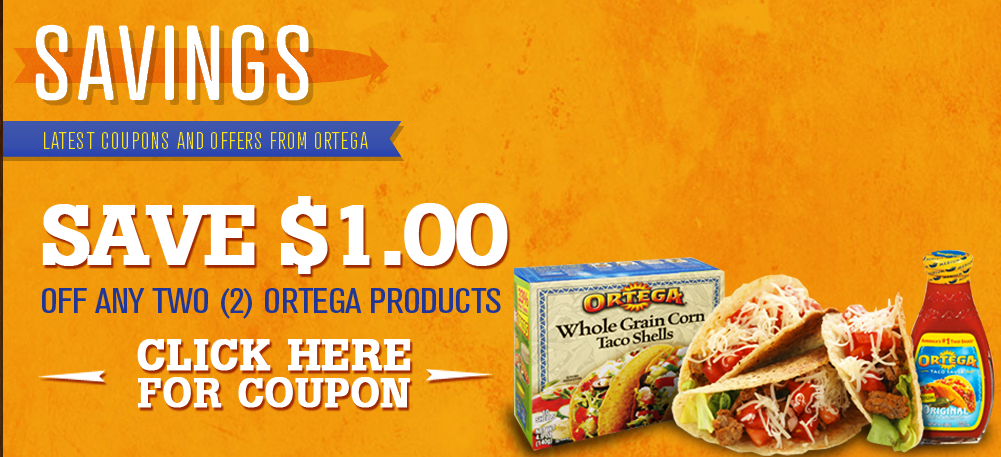 Ortega Products Printable Coupon + Target and Walmart Deals