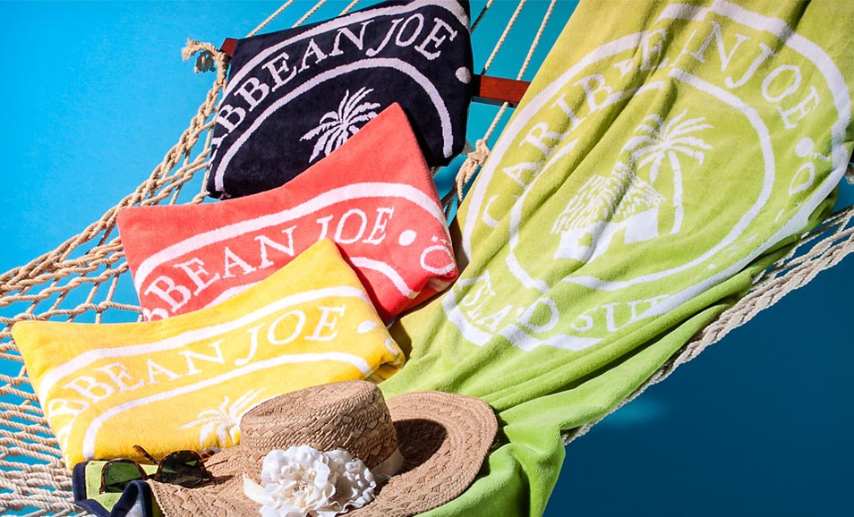 Caribbean Joe Oversized Beach Towels for $12.99