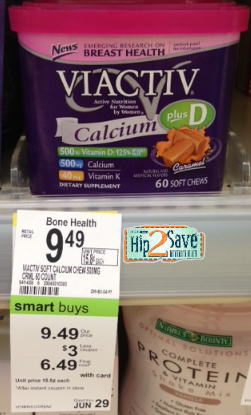New VIACTIV Calcium Soft Chews Printable Coupon + Walgreens Deal